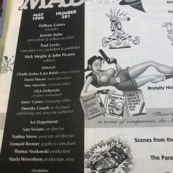 Vintage Mad Magazines March & May 1999 - Picture 4 of 16